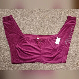 New Juicy couture velour sweat pants